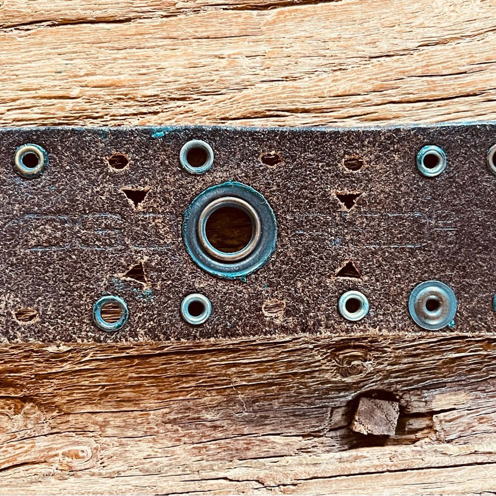 DSquared Brown Leather Belt with Silver Buckle - Picture 6 of 8